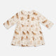 Patterned long-sleeved dress
