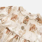 Patterned long-sleeved dress