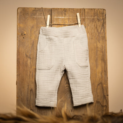 Muslin pocket pants