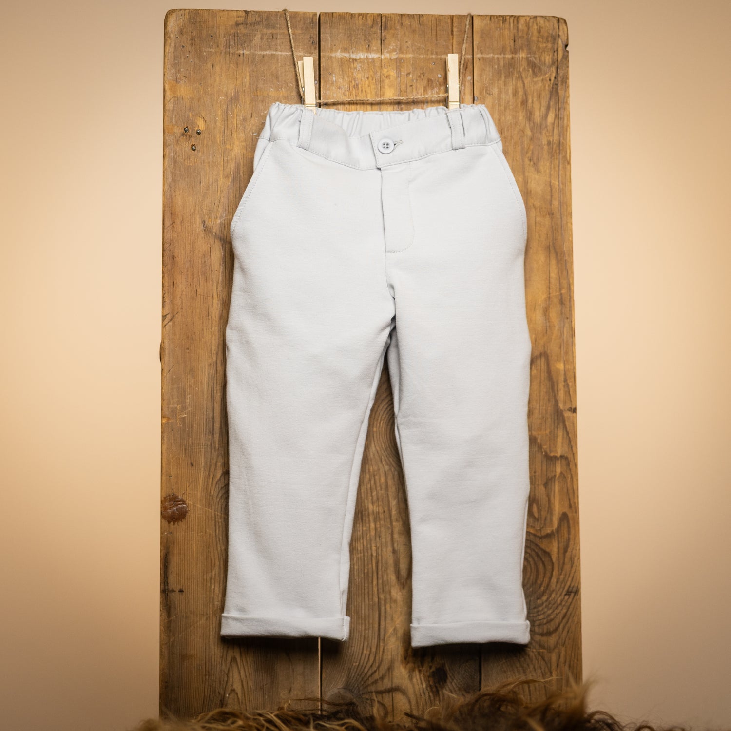 Tailored button trousers
