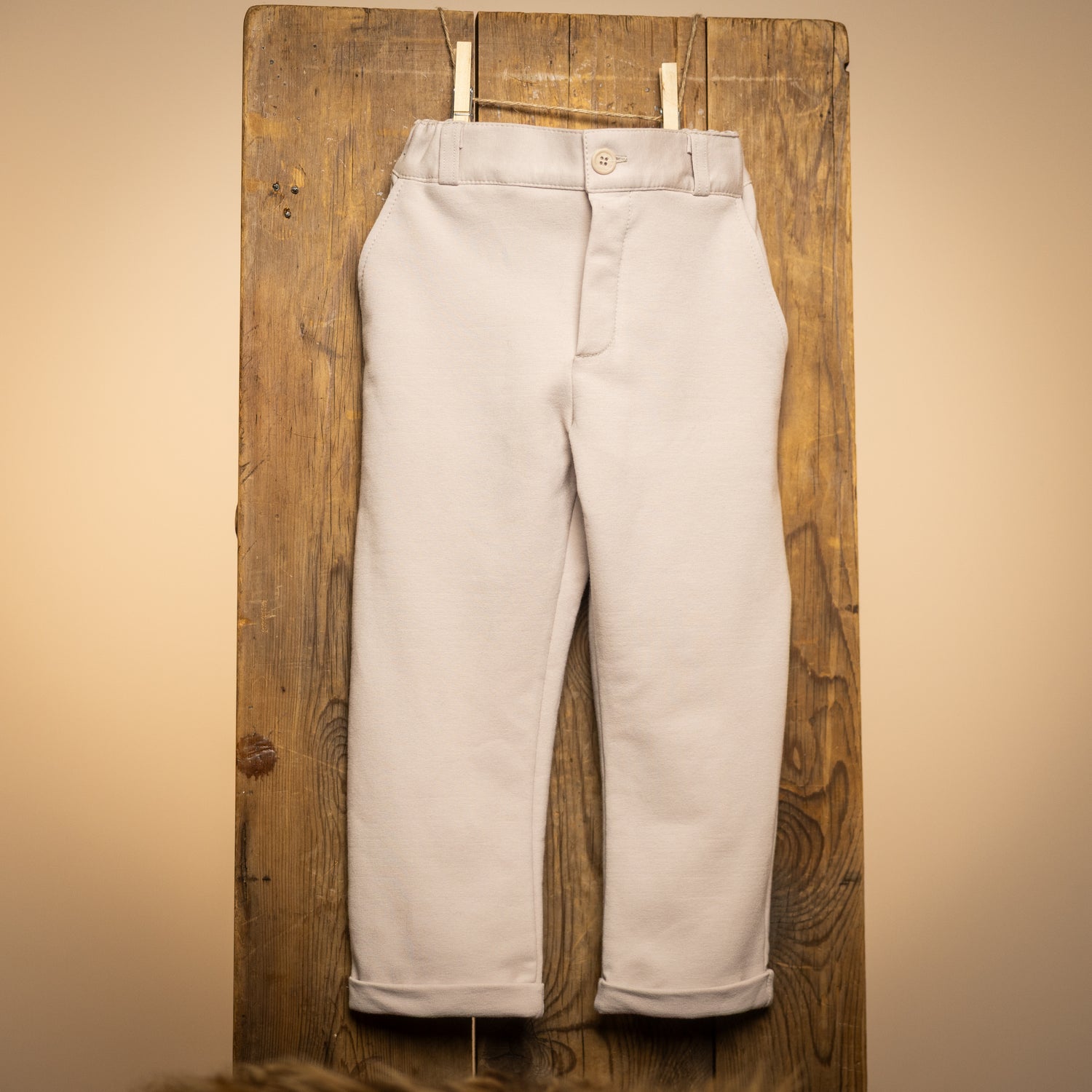 Tailored button trousers