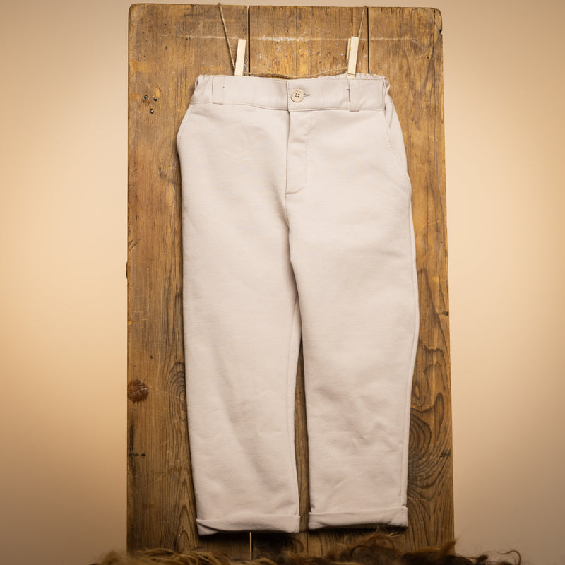 Tailored button trousers