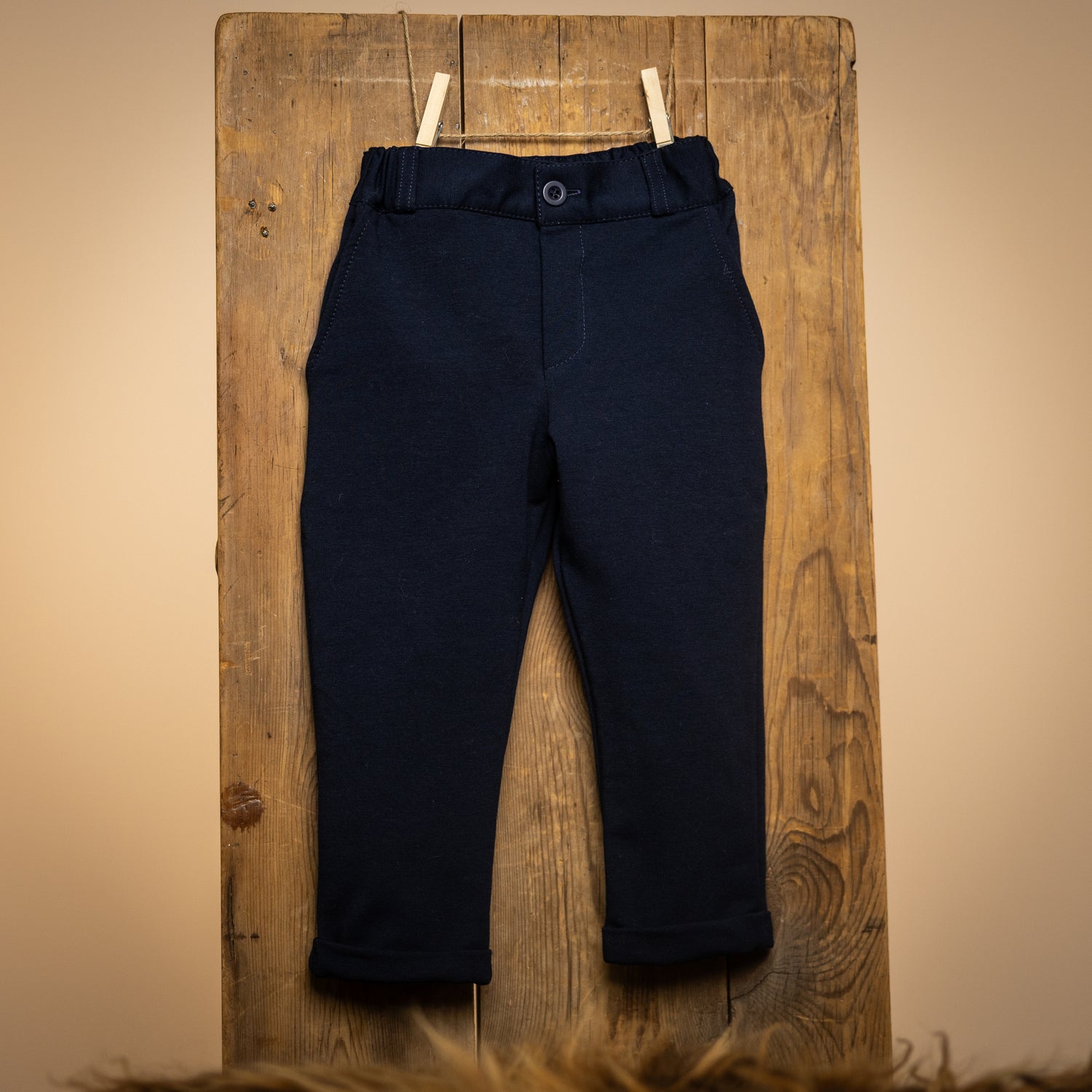Tailored button trousers