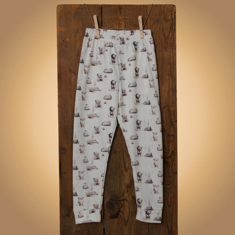 Patterned pajama set