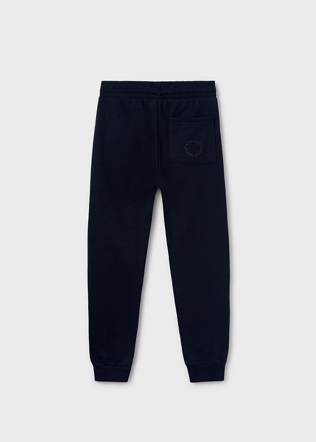Basic cuffed fleece trousers