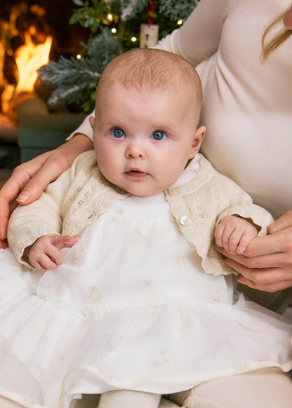 Basic knit short cardigan