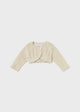 Basic knit short cardigan