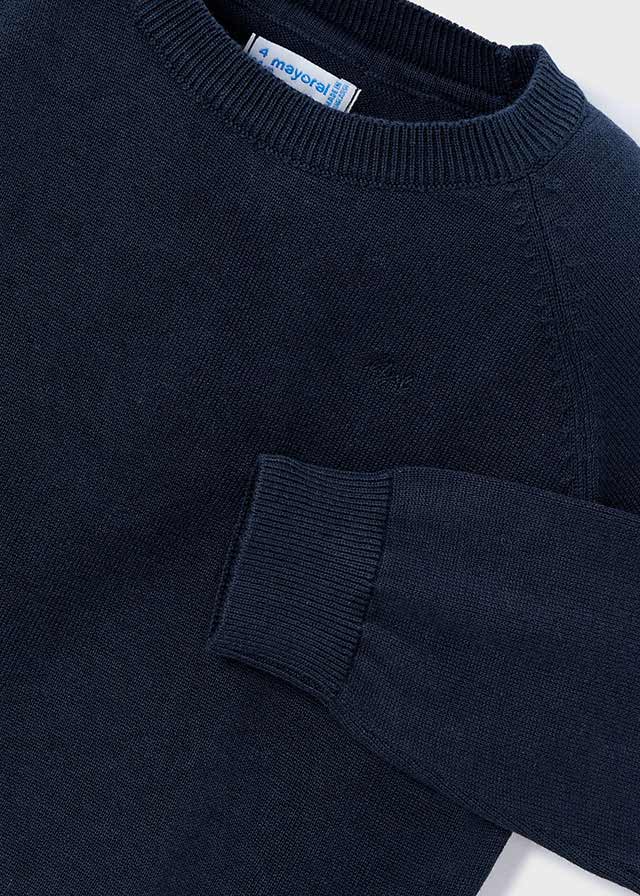 Basic cotton jumper w/round