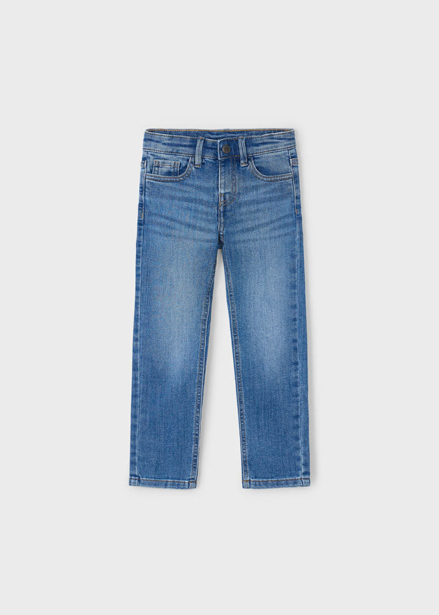 Basic slim fit trousers