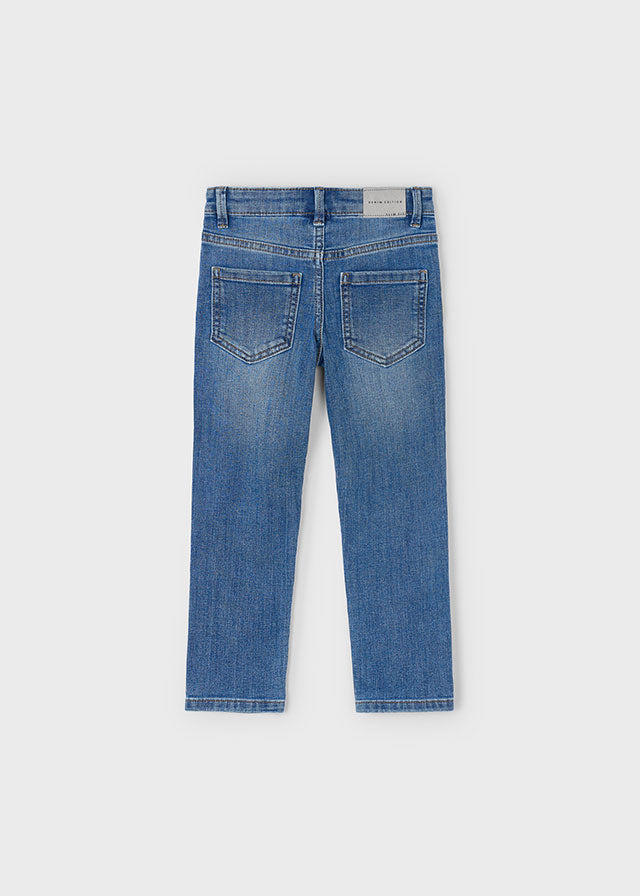 Basic slim fit trousers