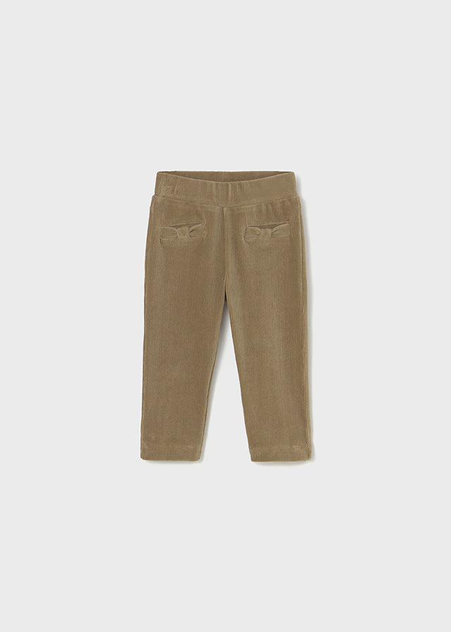 Basic cord knit trousers