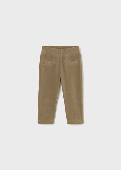 Basic cord knit trousers