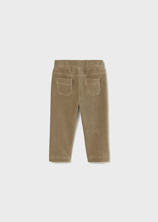 Basic cord knit trousers