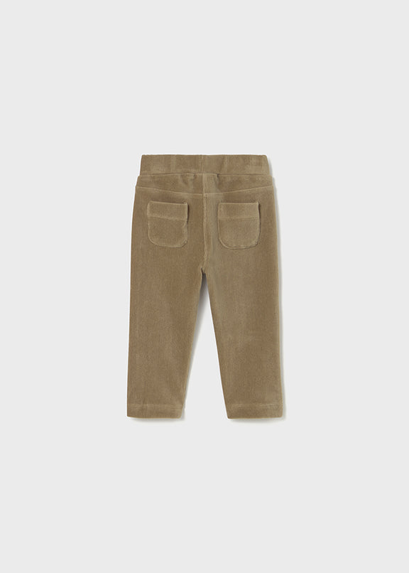 Basic cord knit trousers