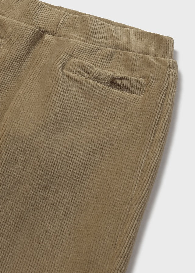 Basic cord knit trousers