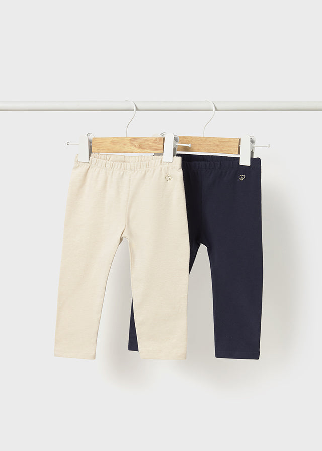 2 basic leggings set