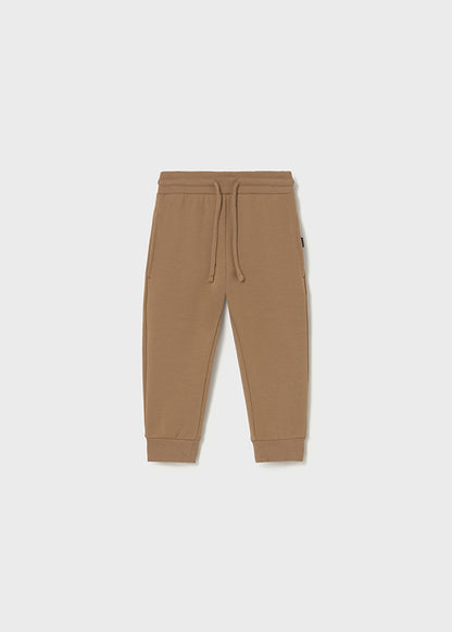 Basic cuffed fleece trousers