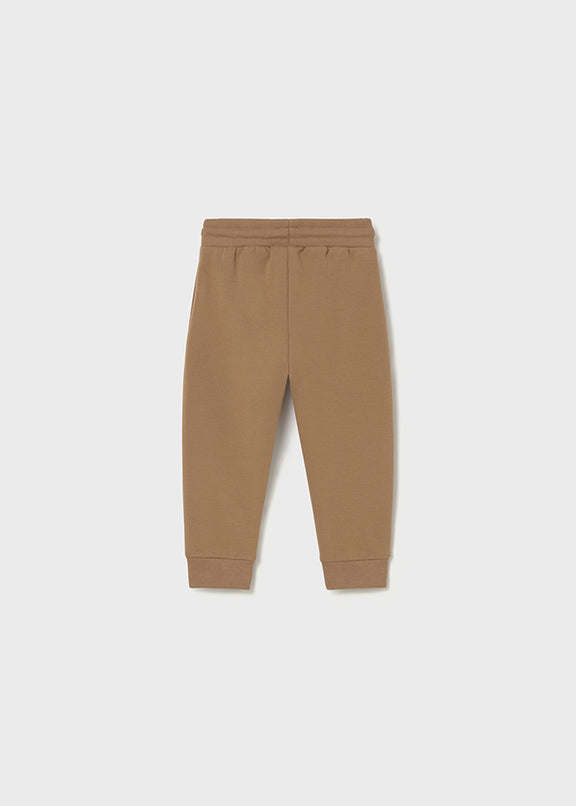 Basic cuffed fleece trousers