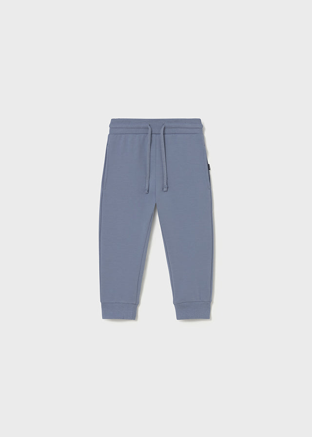 Basic cuffed fleece trousers