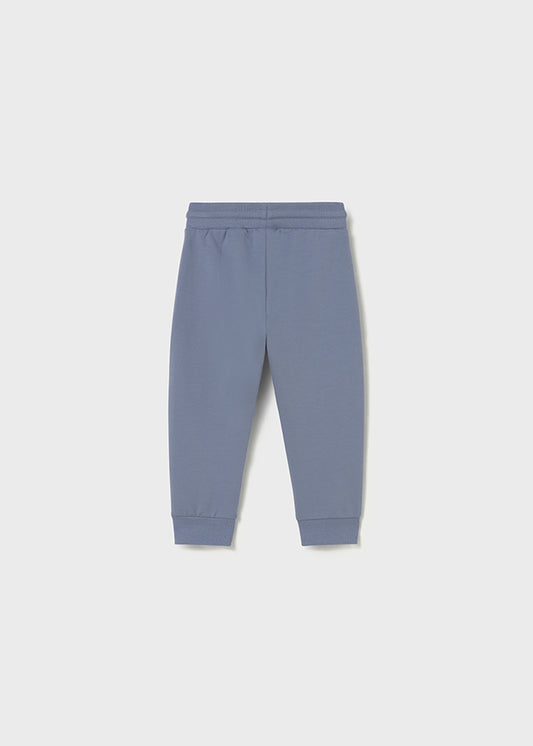 Basic cuffed fleece trousers