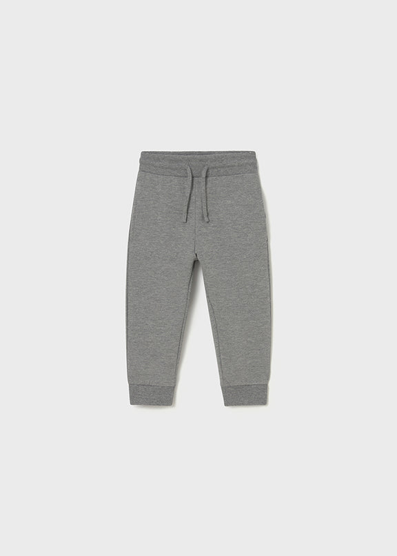 Basic cuffed fleece trousers