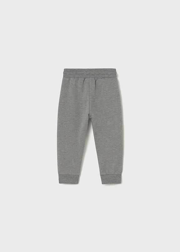 Basic cuffed fleece trousers
