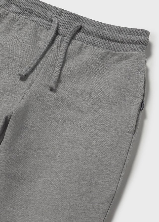 Basic cuffed fleece trousers