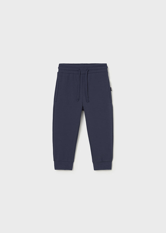 Basic cuffed fleece trousers
