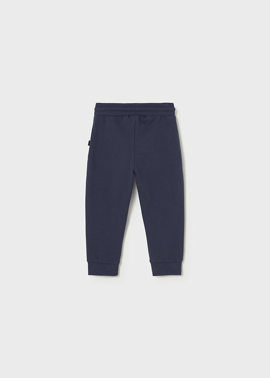Basic cuffed fleece trousers