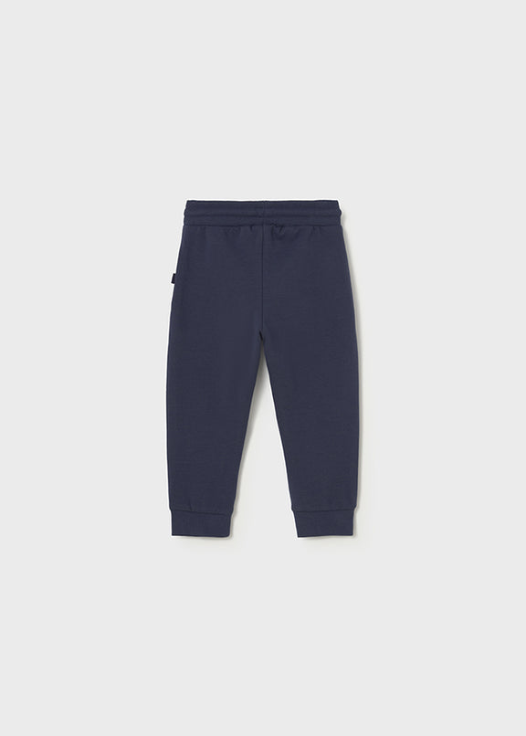 Basic cuffed fleece trousers