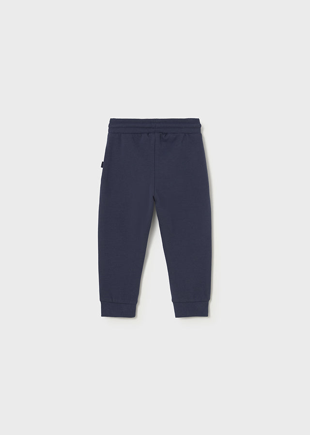 Basic cuffed fleece trousers