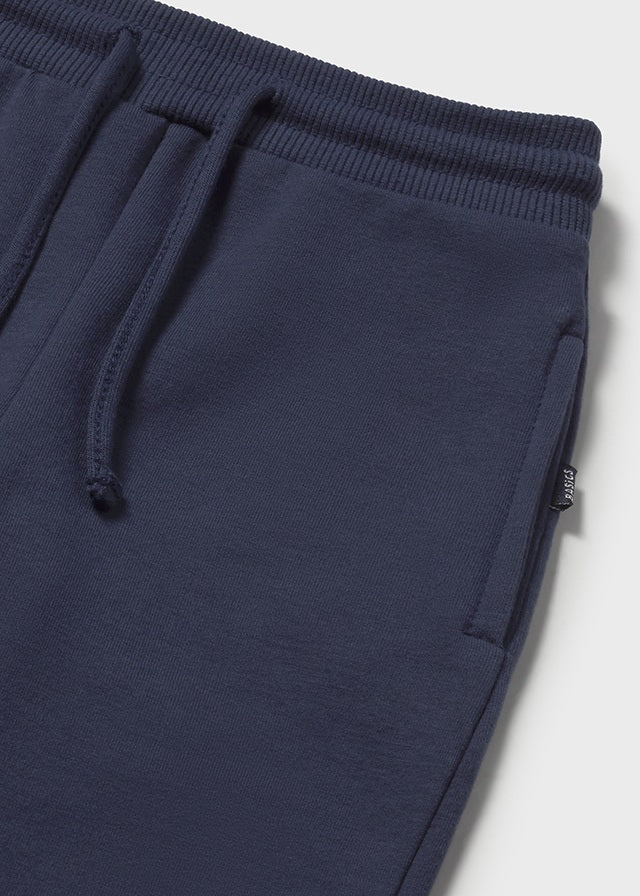 Basic cuffed fleece trousers