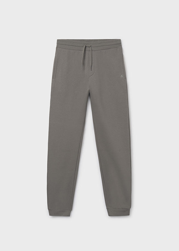 Basic cuffed fleece trousers