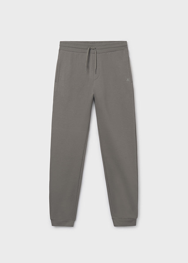 Basic cuffed fleece trousers