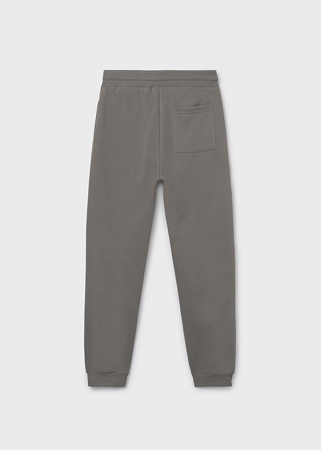 Basic cuffed fleece trousers