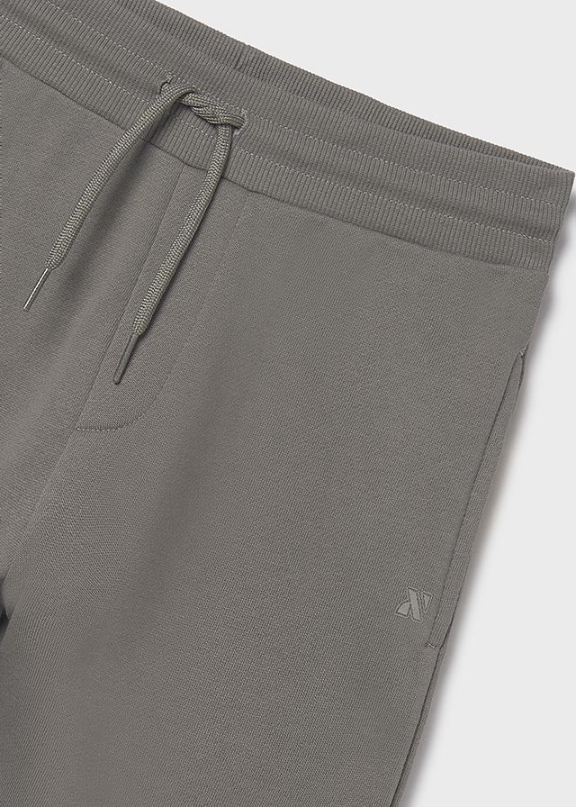 Basic cuffed fleece trousers