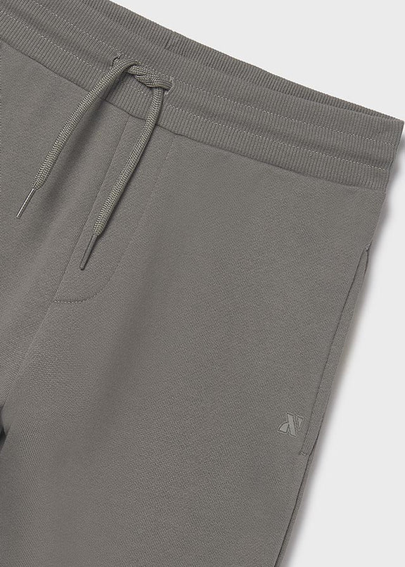 Basic cuffed fleece trousers