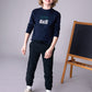 Basic cuffed fleece trousers