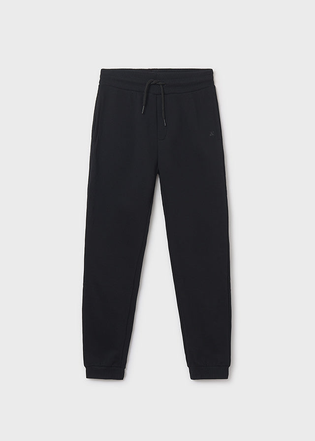 Basic cuffed fleece trousers