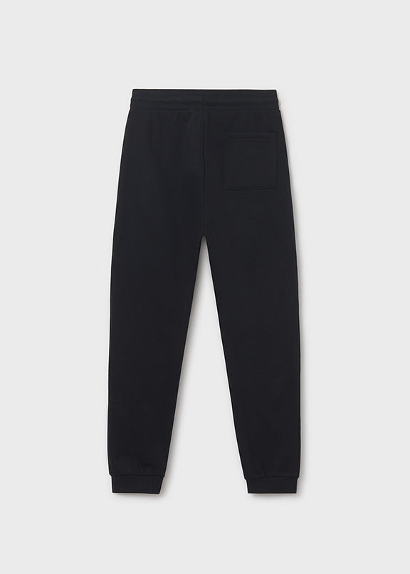 Basic cuffed fleece trousers