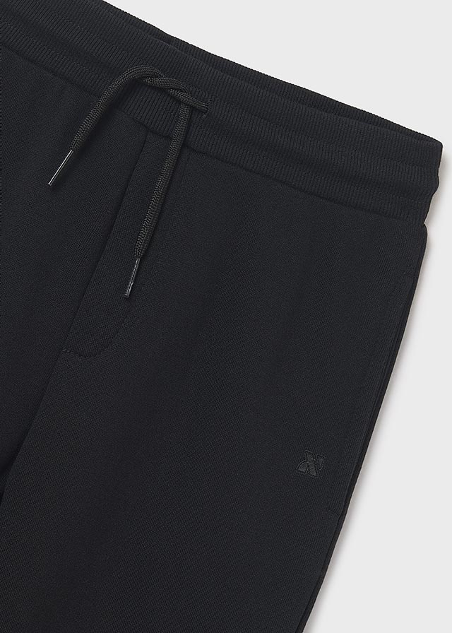Basic cuffed fleece trousers