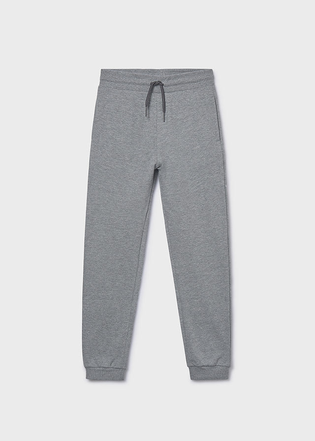 Basic cuffed fleece trousers