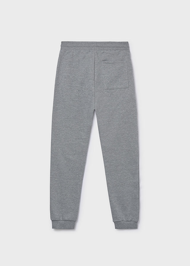 Basic cuffed fleece trousers