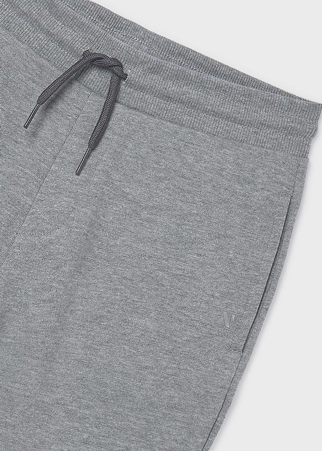 Basic cuffed fleece trousers