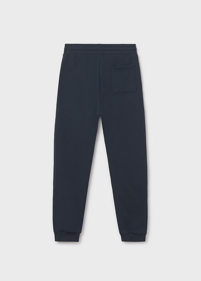Basic cuffed fleece trousers
