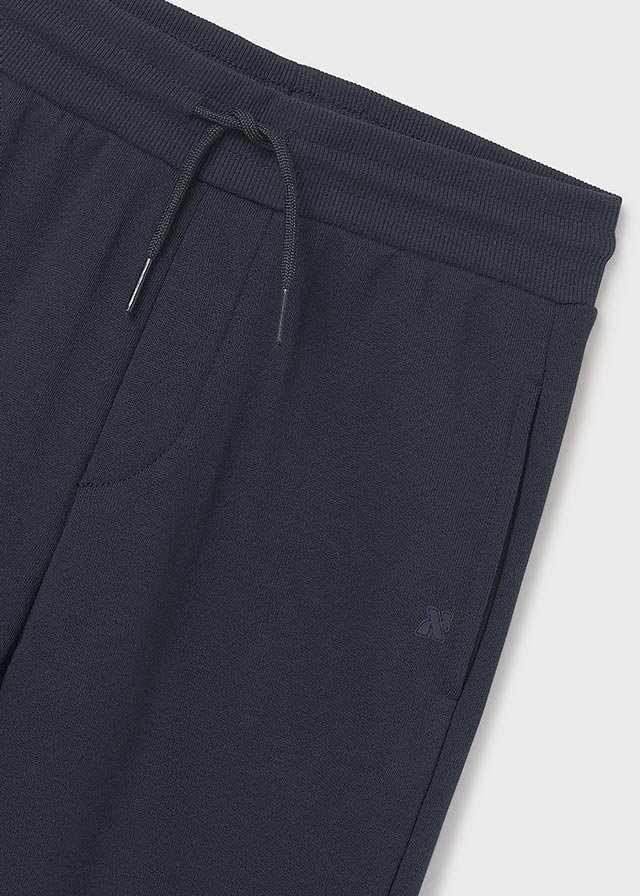 Basic cuffed fleece trousers