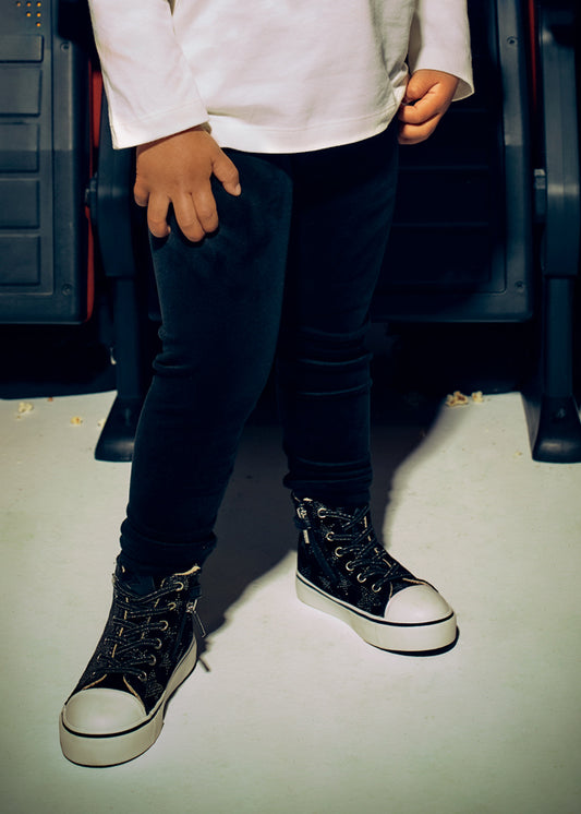 Basic velvet leggings