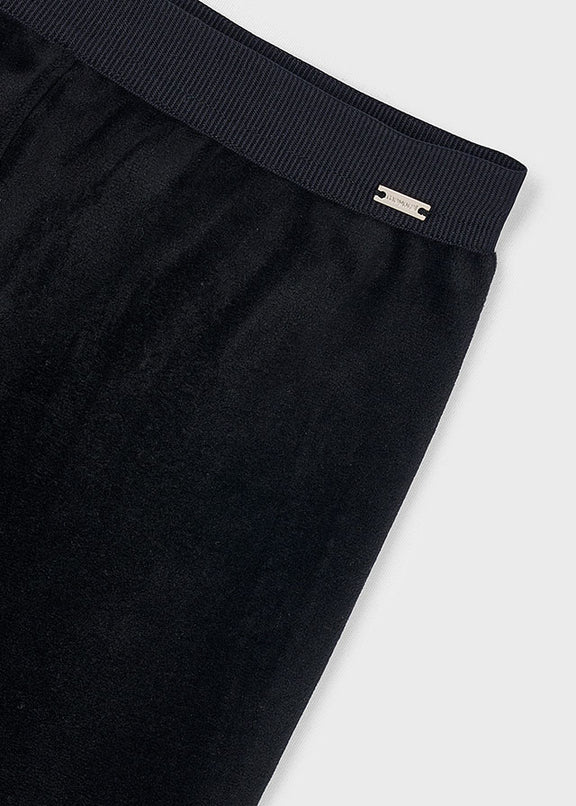 Basic velvet leggings