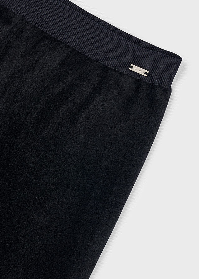 Basic velvet leggings