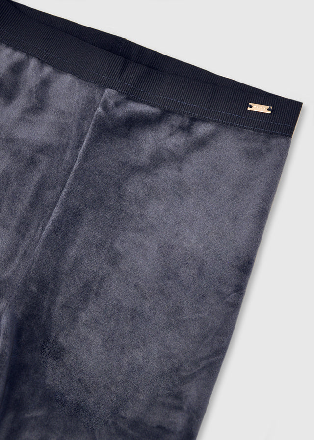 Basic velvet leggings